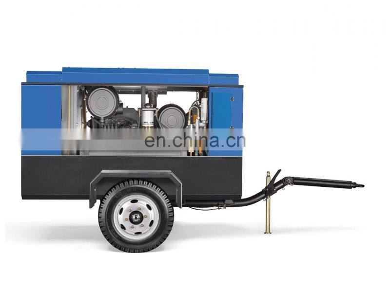 12bar Liutech High Quality 96kW Diesel Portable Air Compressor For Ground Engineering Drilling