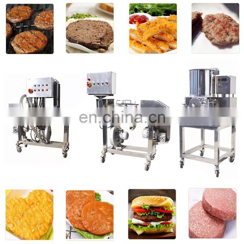Fully Automatic Hamburger Press Patty Maker Meat Patty Forming Machine Burger Patty Making Line