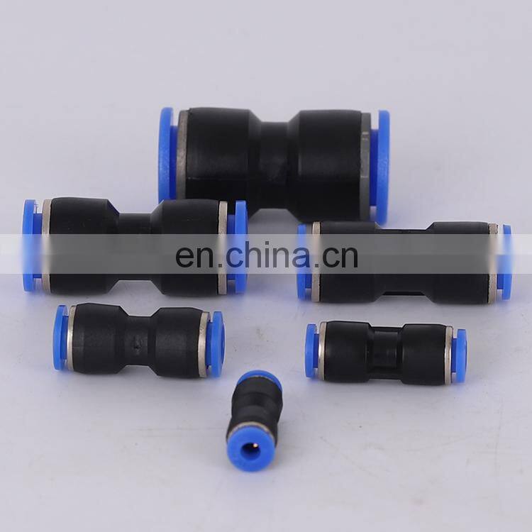 M4 M6 M8 M10 M12 PU Types Of Push In Straight Connector Plastic One Touch Air Hose Fittings Pneumatic