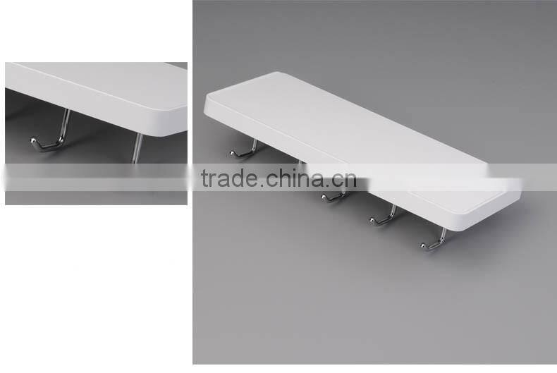 stainless steel bathroom shelf with toilet paper holder / wall mounted bathroom shelf / bathroom accessory