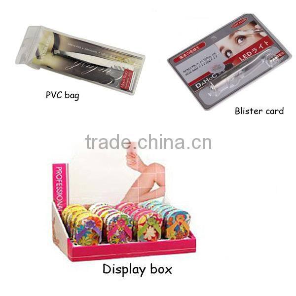 6pcs flower design PU pouch manicure set fashion manicure set