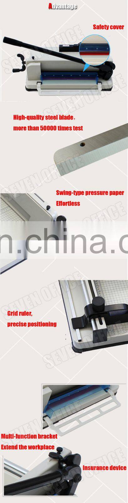 office manually paper cutting cutter guillotine machine