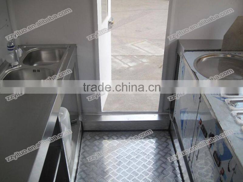 Food Catering Trucks/Fried Ice Cream Machine Food Cart Trailer for Sale/Outdoor Food Cart