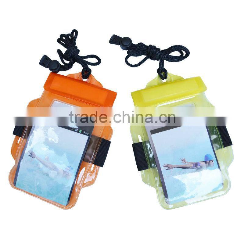 For swimming cute plastic mobile phone waterproof hot sale bag for iphone 4/4s