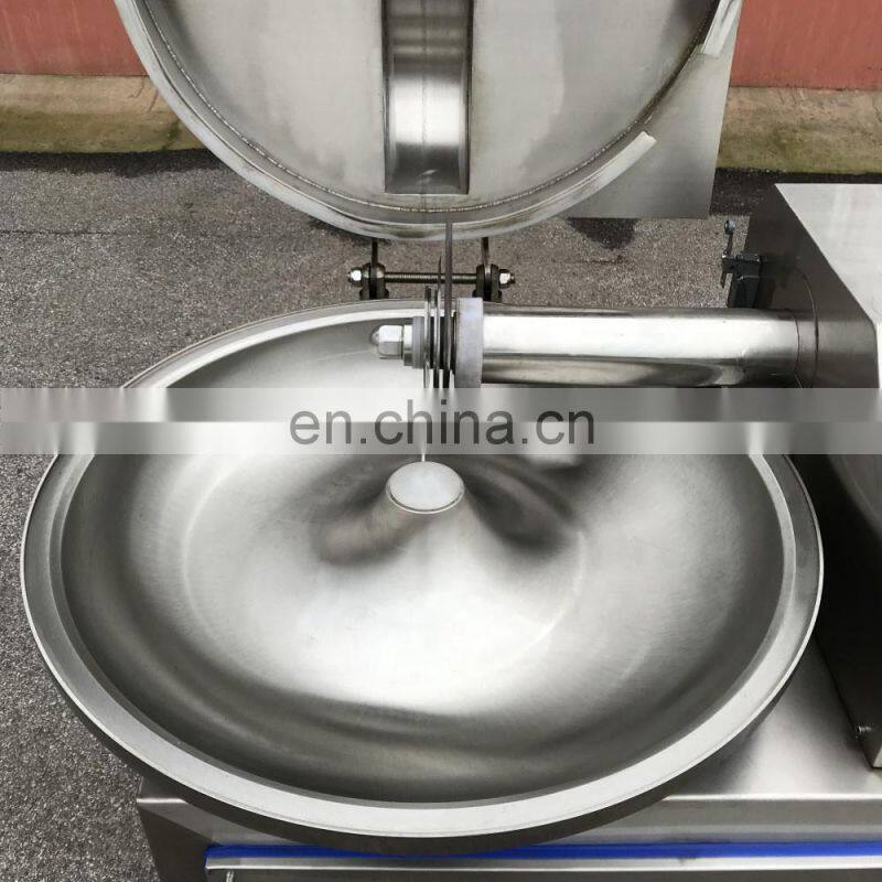 High quality stainless steel automatic vacuum bowl cutter / vacuum meat chopper mixer for sale