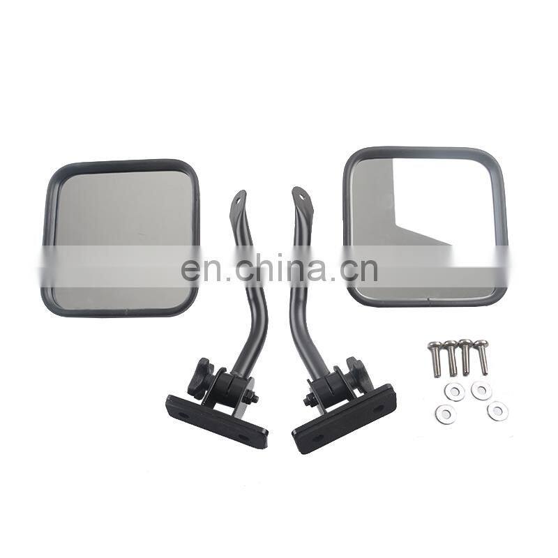 Rear view Mirror for Jeep Wrangler JK 2007-2017 Rectangular Mirror Offroad 4X4 accessory maiker manufacturer