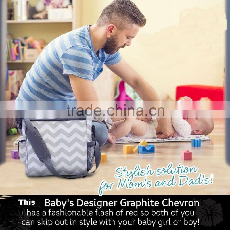 Popular Stylish Diaper Tote Organizer Bag Baby bag