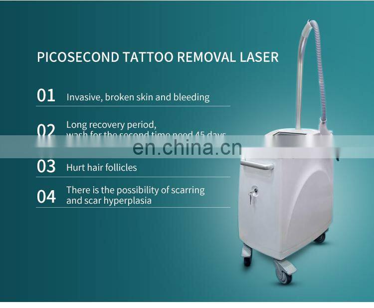 Single Handle Non-invasive Tattoo Removal Laser Machine Q Switch Nd Yag Laser Eyebrow Washing Instrument Pigment Spot Removal