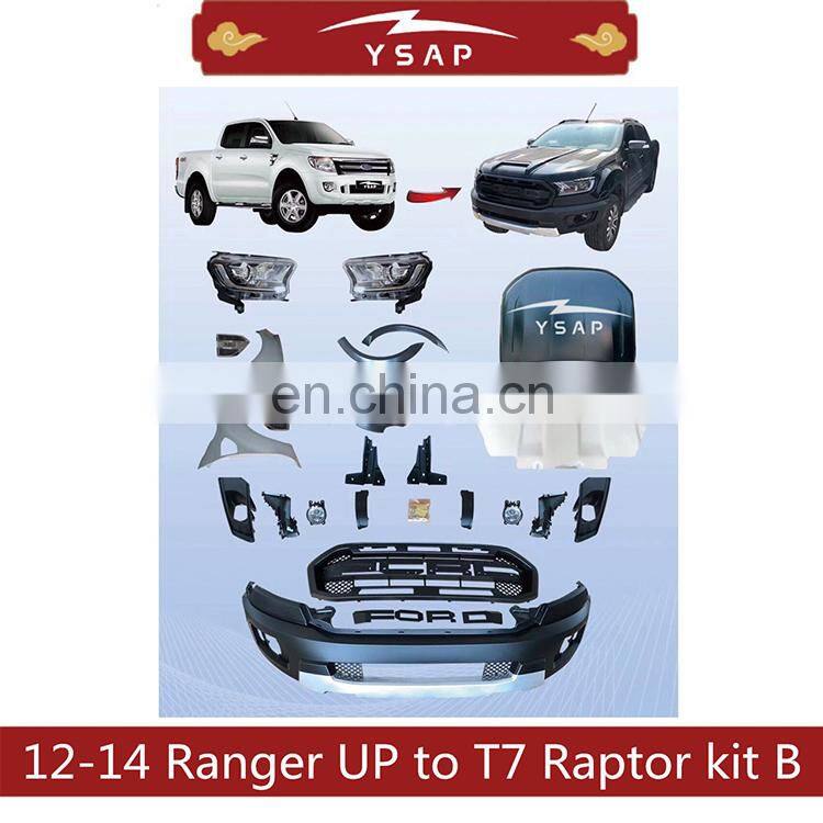 Hot selling facelift body kit upgrade kit for 2012-2014 Range T6 upgrade to 2018 T8 kit