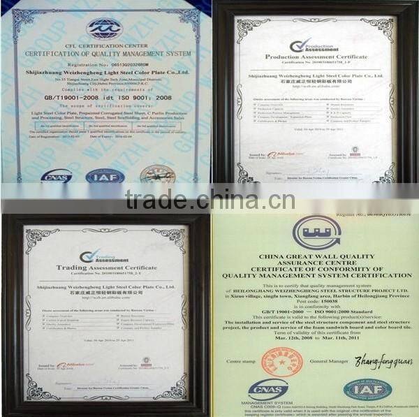 full hard steel structure gi corrugated floor decking sheet