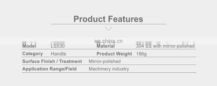 LS530 Mirror Polished Stainless Steel Cabinet Door Handle
