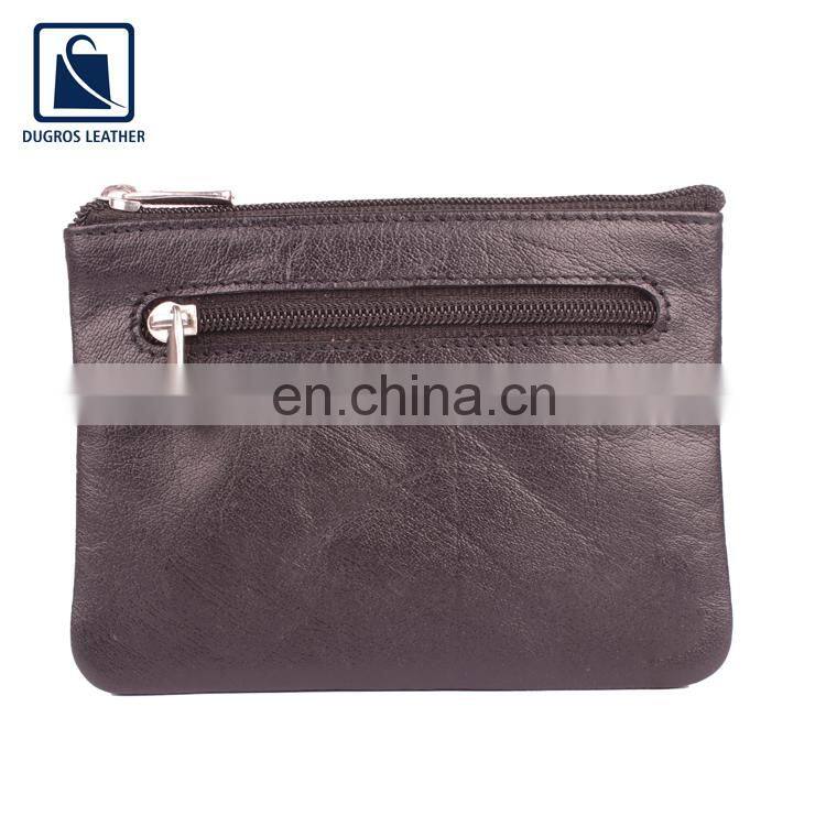 Factory Direct Supply Good Quality Eye Catching Pattern Nickle Fitting Genuine Leather Key Case for Bulk Purchase