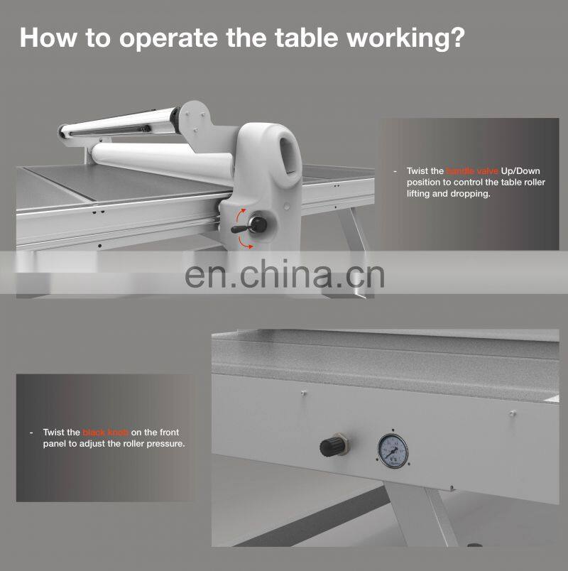 Large format table laminator