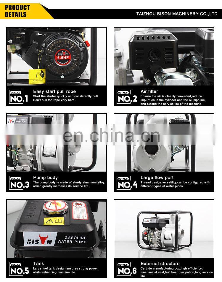 BISON WP30 3inch Pump Gasoline Water Pump Petrol Pump Machine
