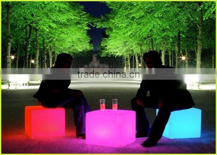 ACS Rechargeable colorful LED chair furniture
