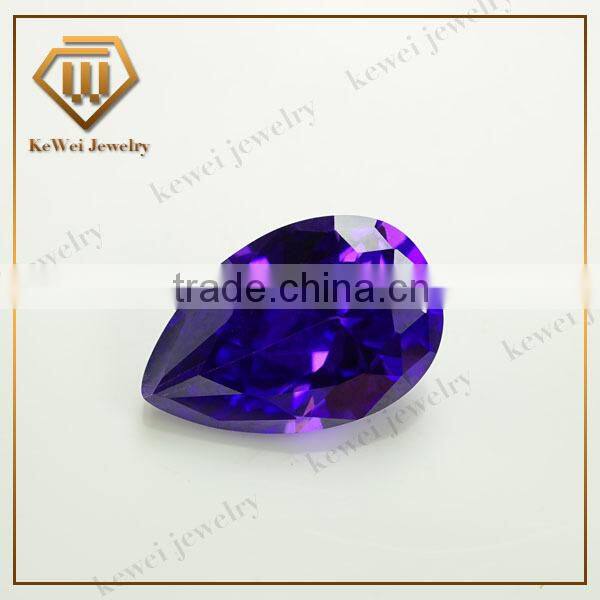 Beautiful Cubic Zirconia CZ gems Of Pear Cut Gemstone For Jewelry