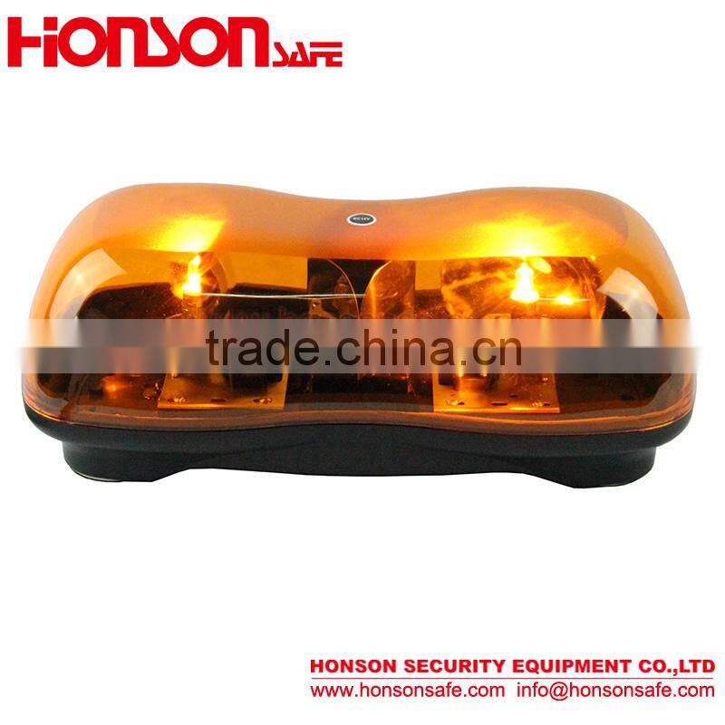 HSM200 Cheap Amber Warning Halogen Rotator Minibar lightbar