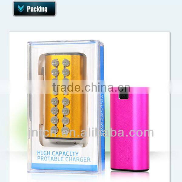 6000-8400mAh unique Trilateral+Cupula high capacity portable USB mobile phone charger power bank for Smartphones MP014