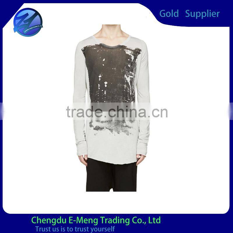 Crew Neck Screen Printed Famous Brand Name T-shirts