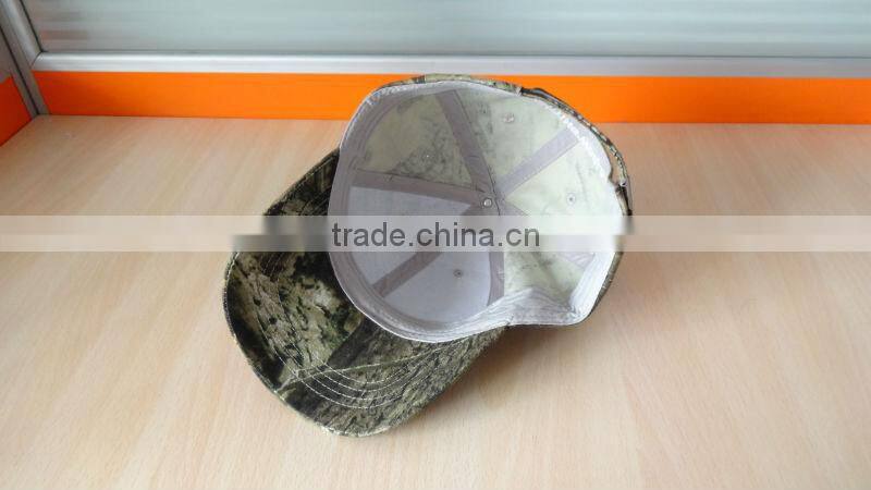 high quality fashion 6 panel camouflage baseball hat