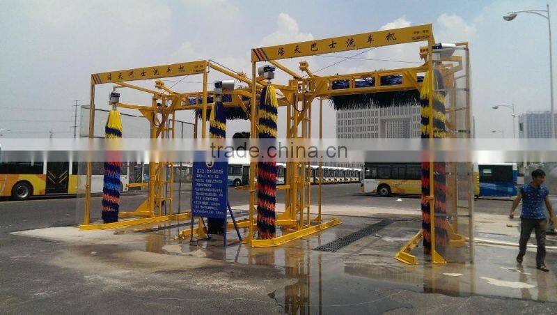 Automatic drive through truck cleaning tools, Drive through bus truck wash machine