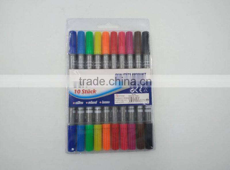 double-edged delible ink marker pen/ t shirt marker pen suitable for children