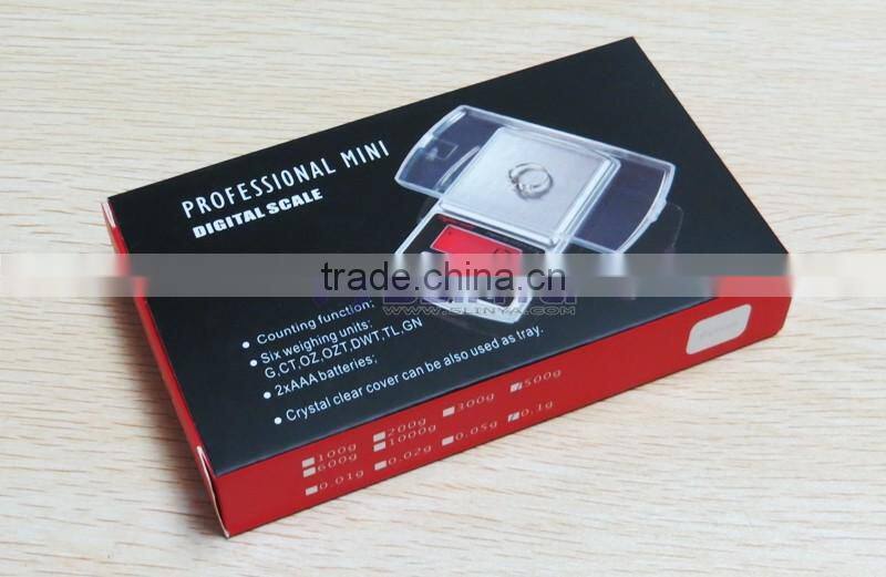 100g to 500g Capacity 0.01g Division 2 X AAA Battery 0.01G Digital Scale