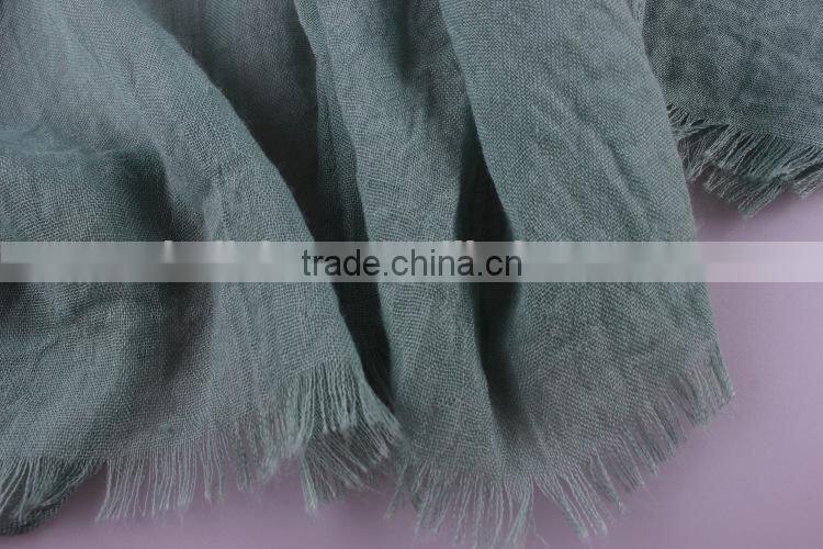 Wholesale Colorful Flower Cotton Women Fashion Embroidery Scarf With Tassel