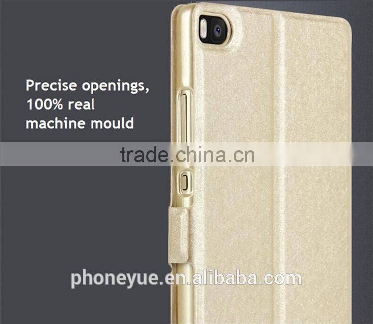 double window screen protective pu leather flip cover case for lg k10 for vivo v1