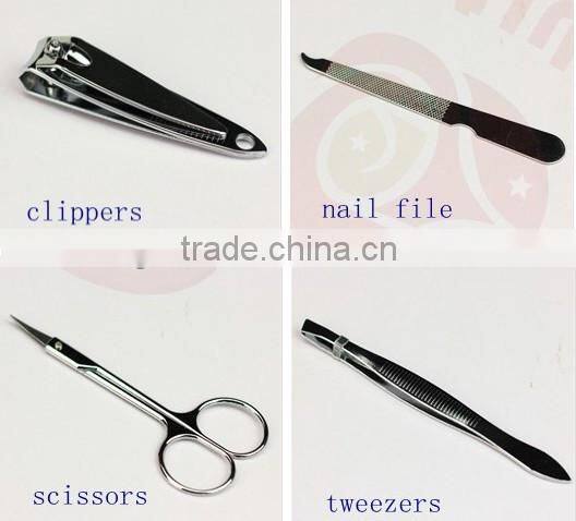 Novelty design flower print purse pedicure sets for wedding souvenirs supply