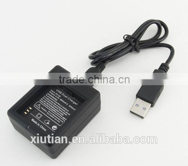 Dual USB Battery Charger for Xiaomi yi Action Camera