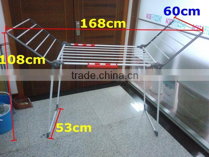 China Supplier Folding Steel Clothes Hanging Stands
