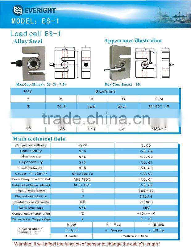 ES-1 load cell