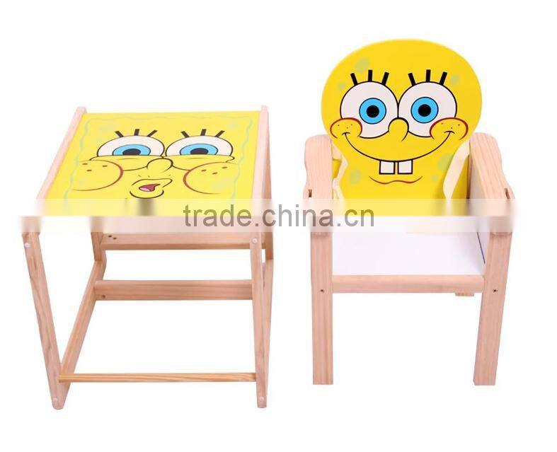 2015 New design Safe and health baby chair for restaurant and can be table sets