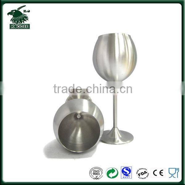 Wine set of 2pcs Champage glass stainless steel household supplier