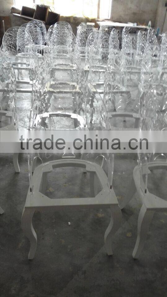 wholesale clear acrylic wedding banquet dining chair