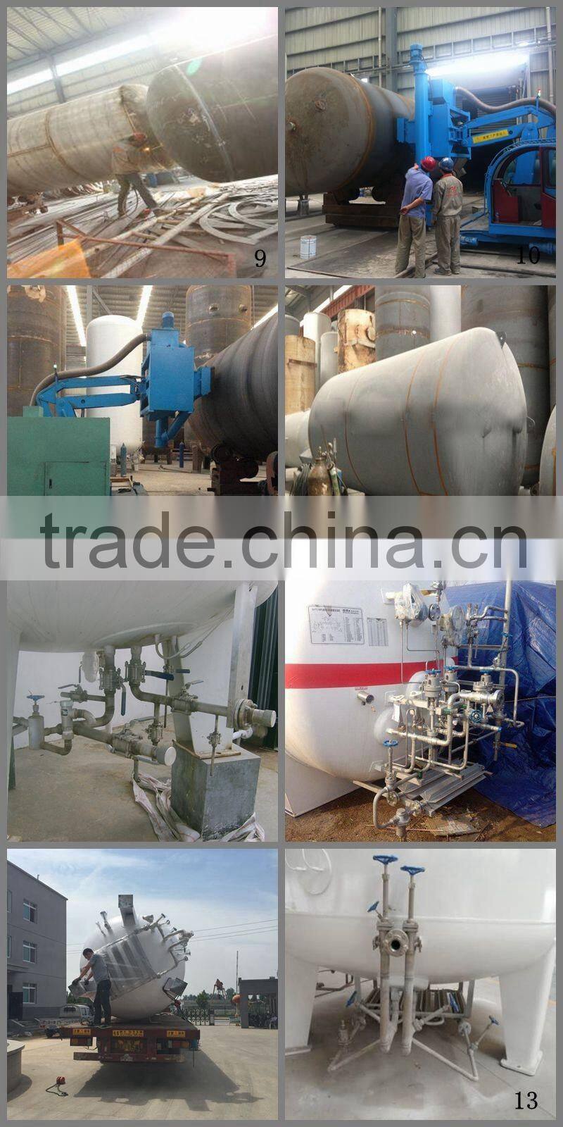 ASME Vacuum Double Layers Cryogenic Industrial Gas Storage Tank Chemical Storage Container Pressure Vessel