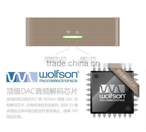 WIFI Music Wifi Audio Music streaming receiver for speaker,support DLNA,Airplay streaming Lossless HIFI music from iOS,Android,