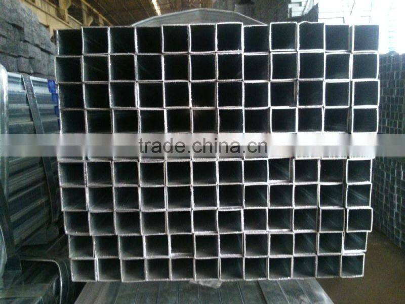 Q345B Pre-galvanized square steel pipe 20x20-100x100