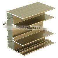 golden anodize matt aluminium profiles for cabinet