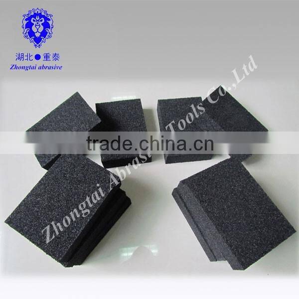 Trapezoidal block sanding spong abrasive ,cleaning sponge