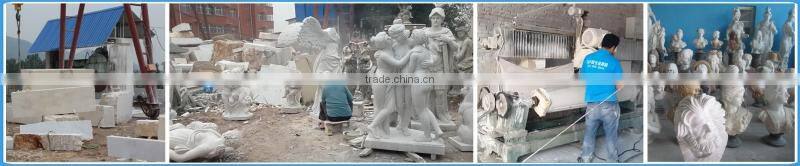 white marble flower carving relief