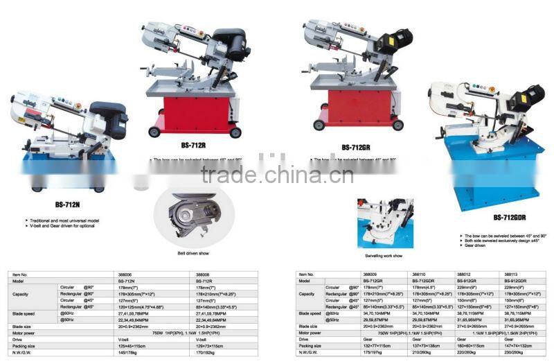 High quality, low price of the metal band sawing machine