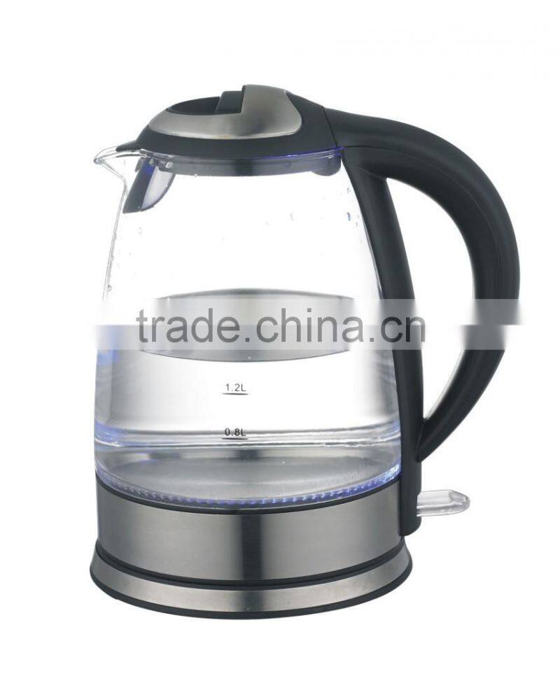 Glass color changing Electric Kettle with filter