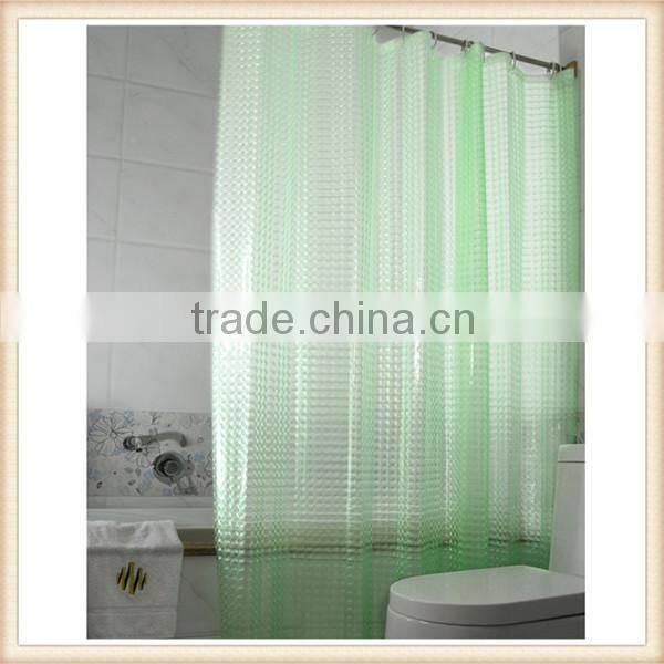 Decorative 3d picture waterproof shower curtain