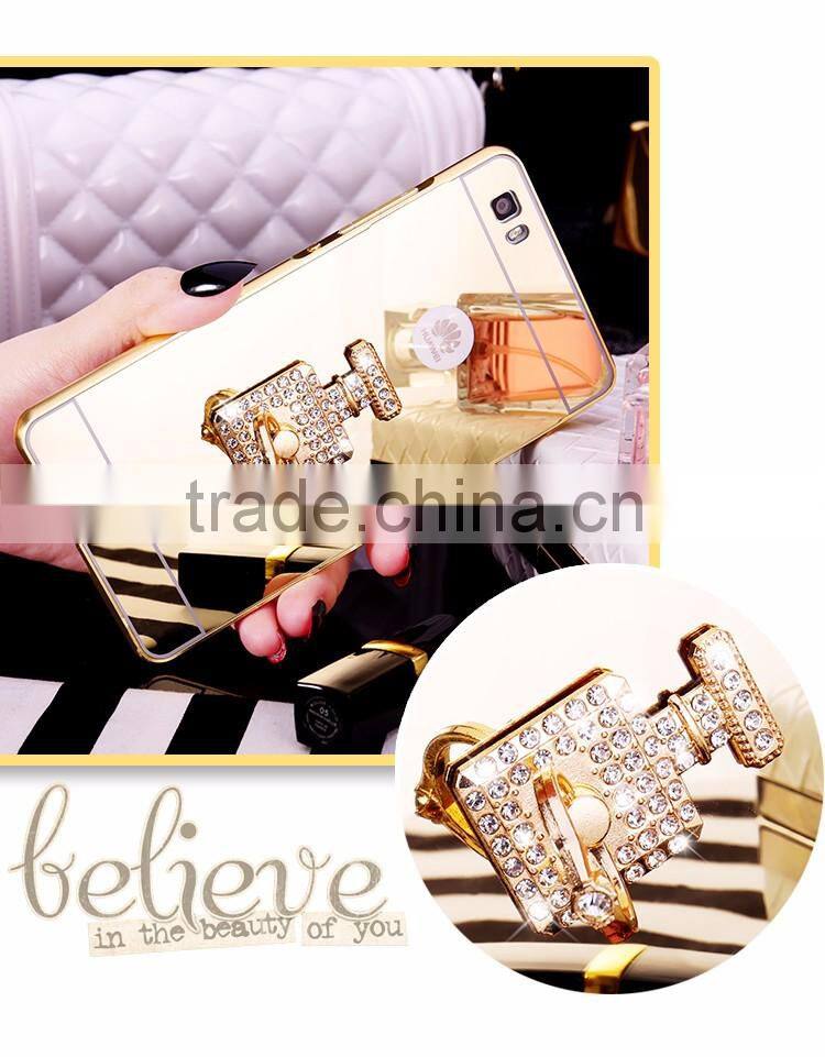 New design metal mirror surface case for Huawei p8 lite