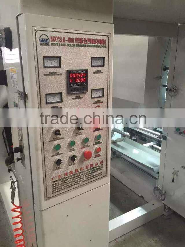 Automatic Electronic High Speed Gravure 9 colors Film Printing Machine