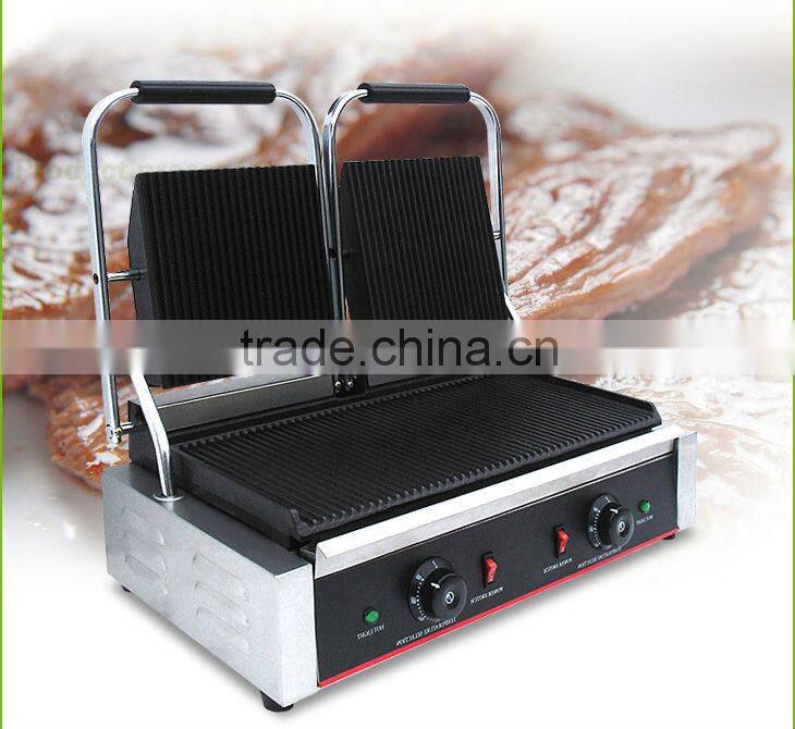 Stainless Steel Panini Press Sanwich Maker,Electric Contact Grill BN-813(CE Approval)