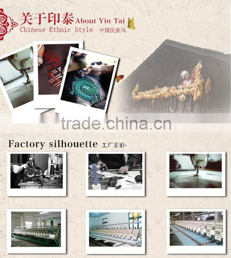 2015 new arrival 9 levels embroidered necklace vintage women necklace