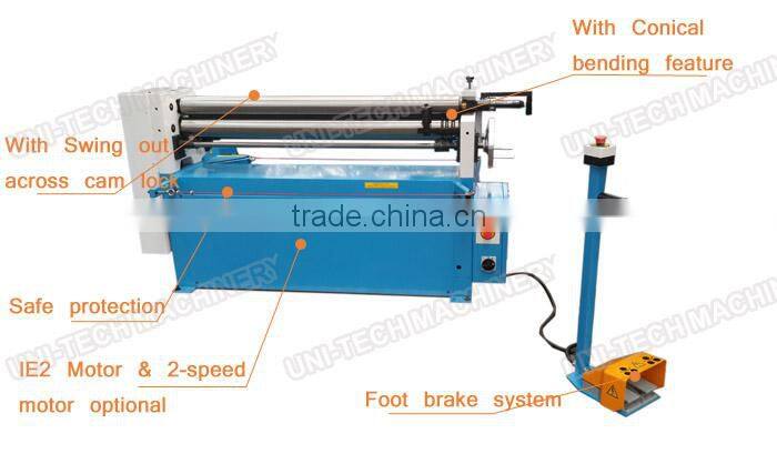High Speed Sheet Metal Slip Roll Bending Machine
